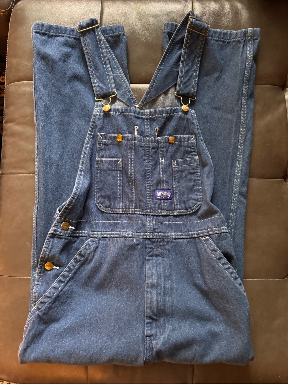 Big Smith Men's Stonewashed Bib Overall 32x30